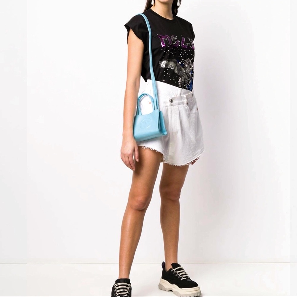 NWT Telfar Small Pool Blue Shopping Bag - Picture 3 of 15